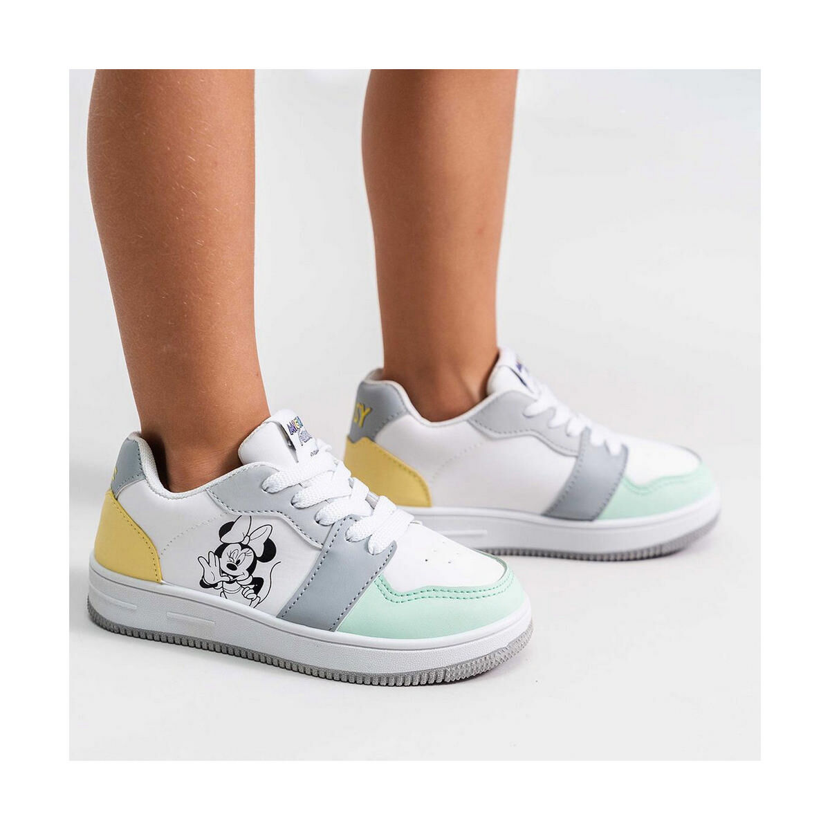 Մանկական սպորտային սպորտային սպորտային սպորտային կոշիկներ Minnie Mouse Տարբեր գունավոր-3