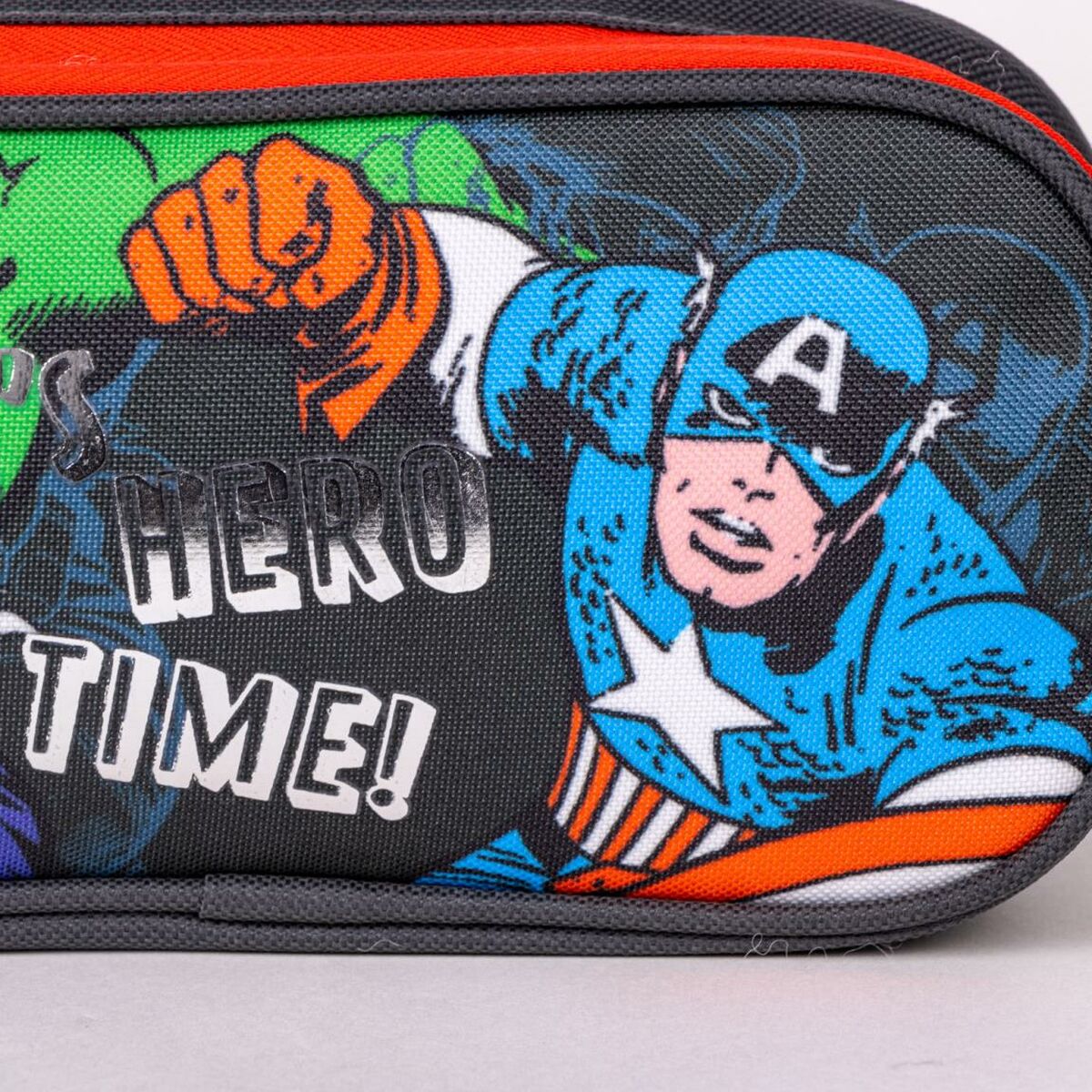 Двойной пенал The Avengers 22,5 x 8 x 10 cm Чёрный-4
