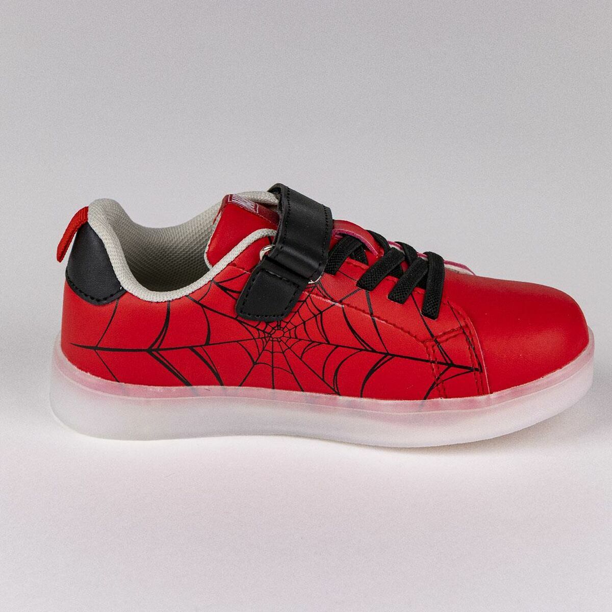 Sneaker mit LED Spider-Man Velcro Rot-2