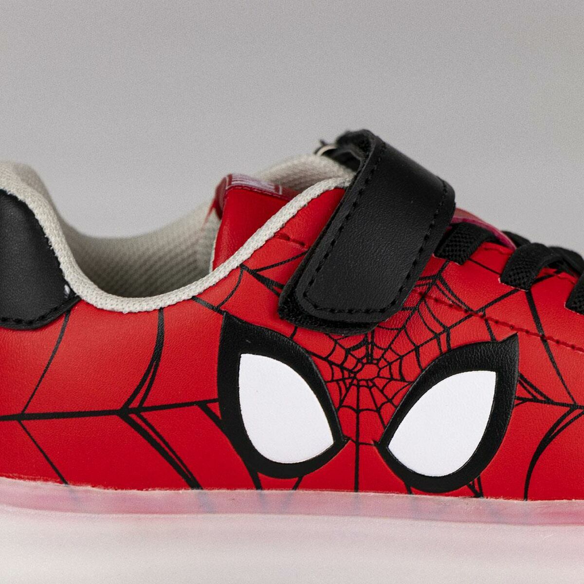 Sneaker mit LED Spider-Man Velcro Rot-3