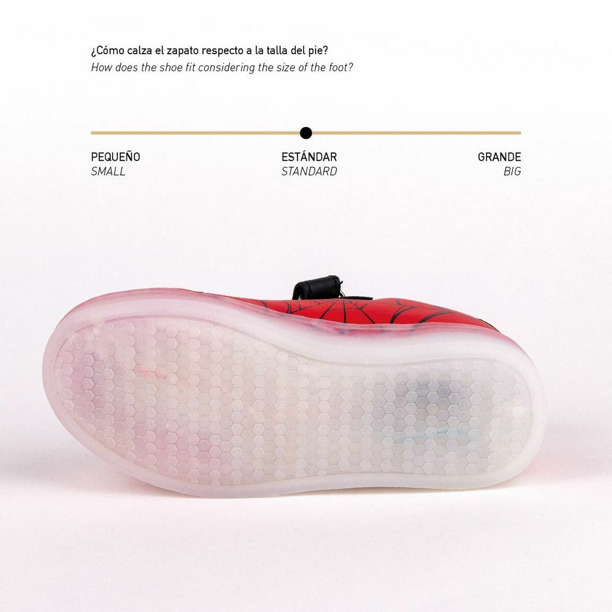 Sneaker mit LED Spider-Man Velcro Rot-4