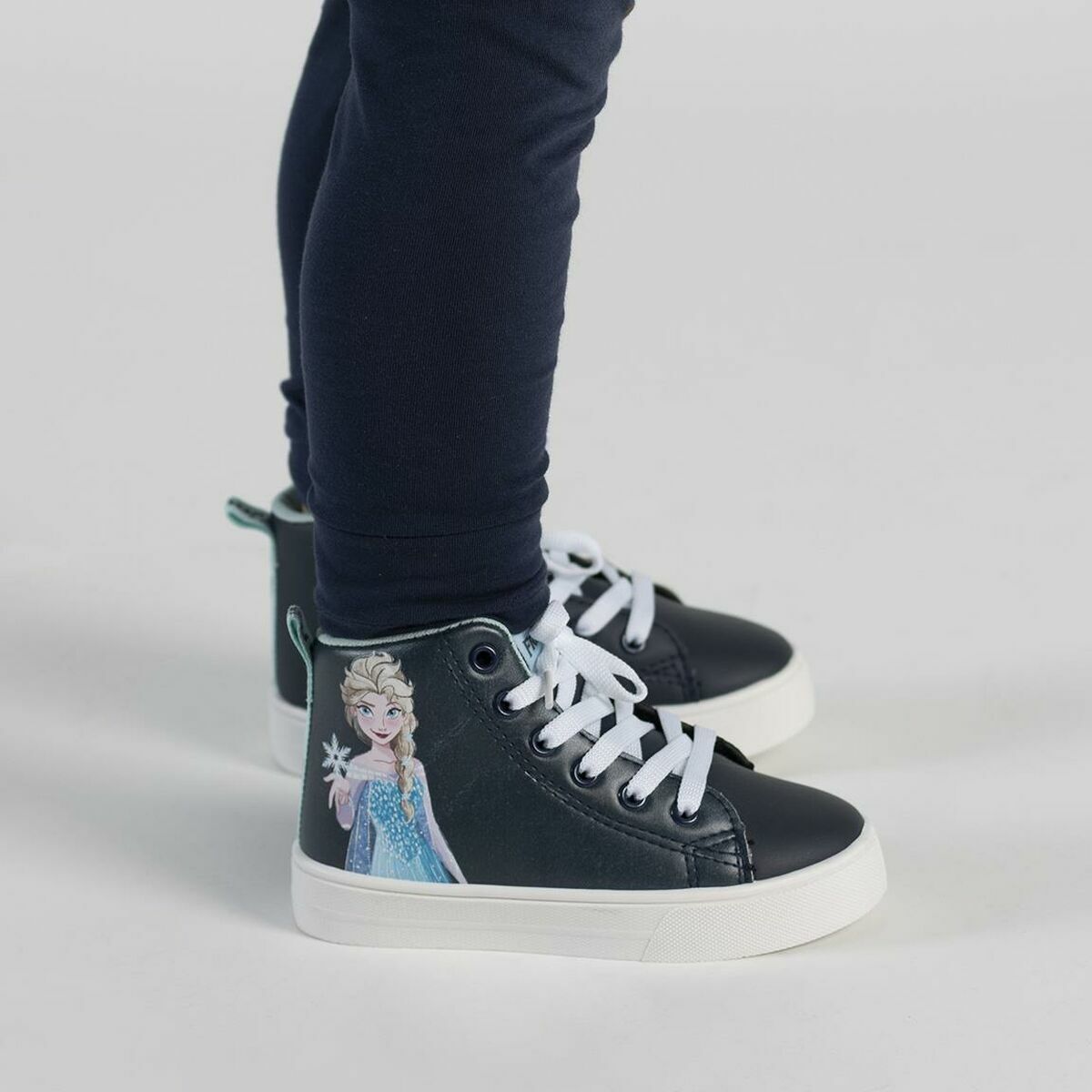 Lässige Kinderschuhe Frozen Blue-4