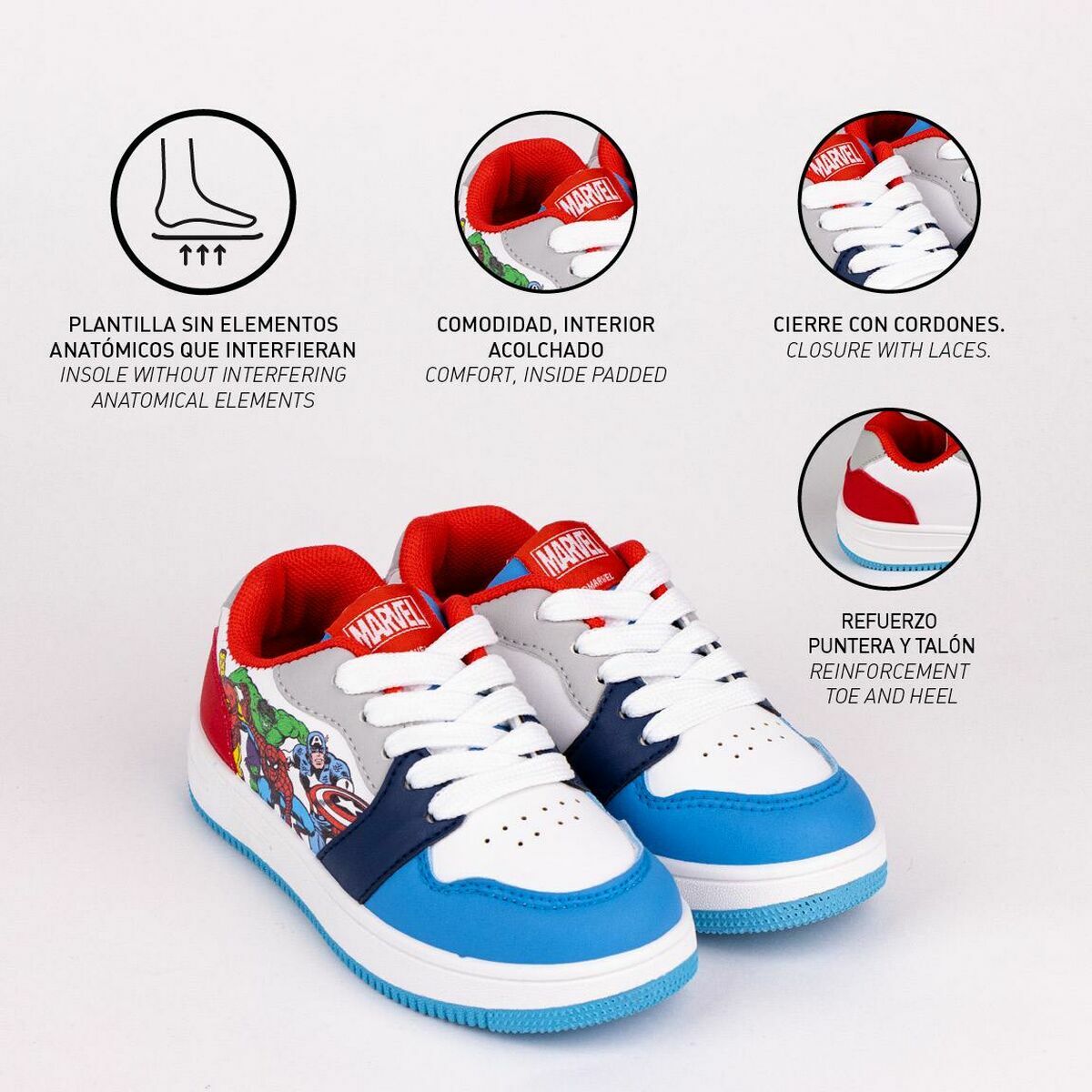 Kinder-Sport-Sneaker Marvel Blue-5