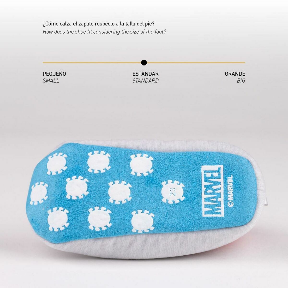 스파이더 맨 홈 슬리퍼 라이트 그레이-2