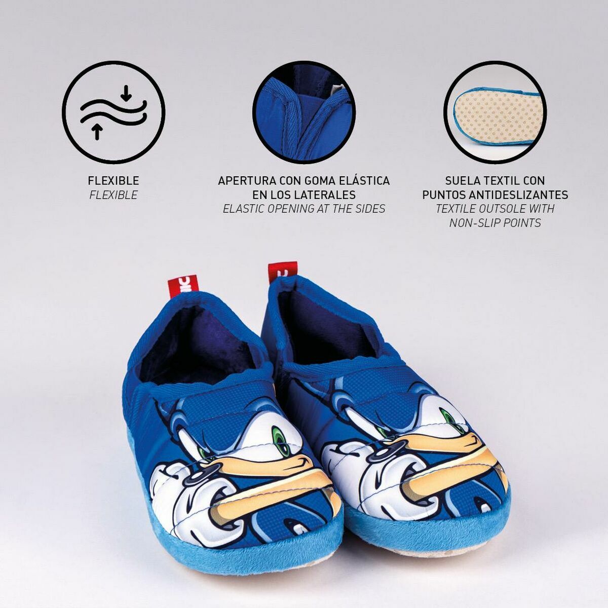 홈 슬리퍼 소닉 네이비-5