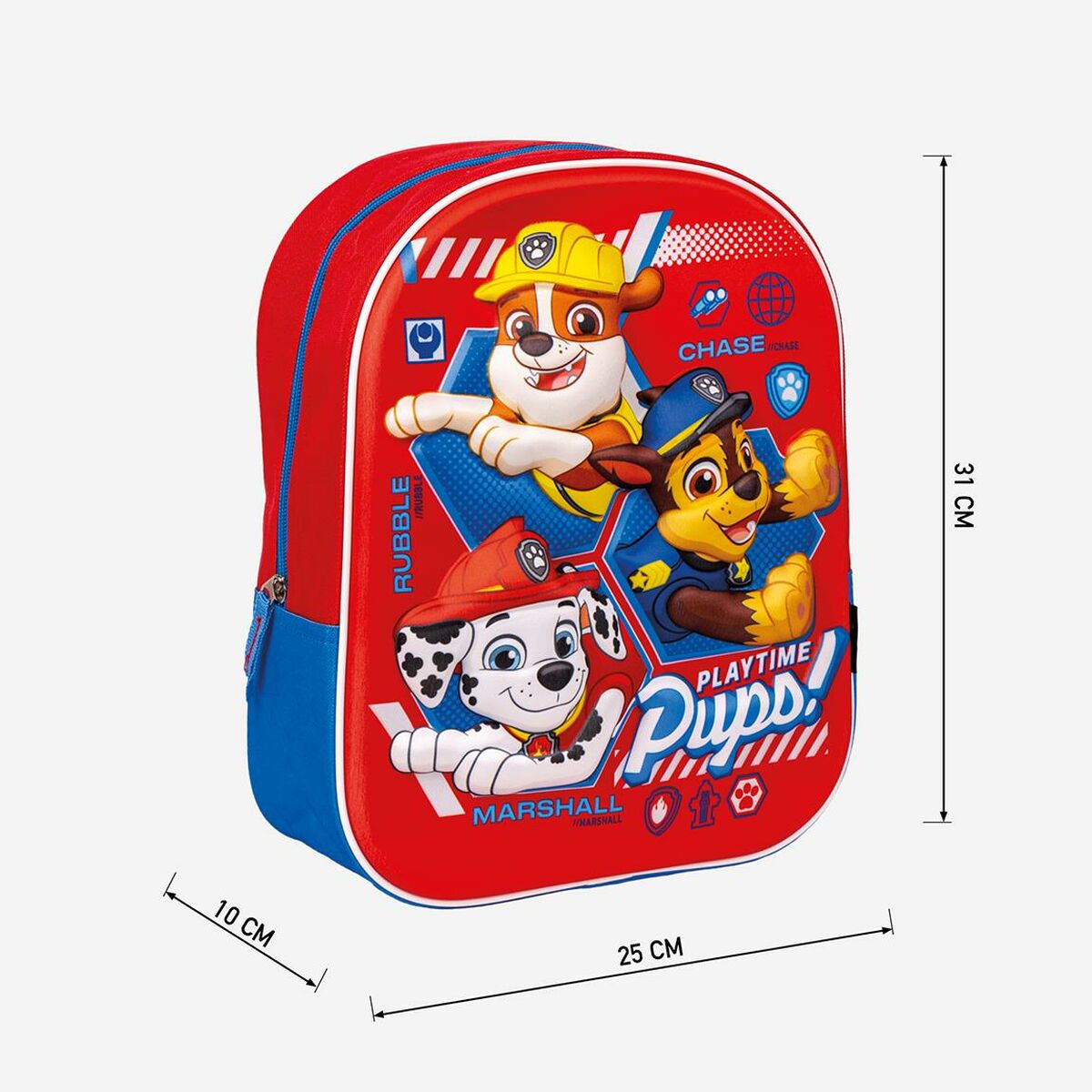 Детский рюкзак 3D The Paw Patrol Красный 25 x 31 x 10 cm-6
