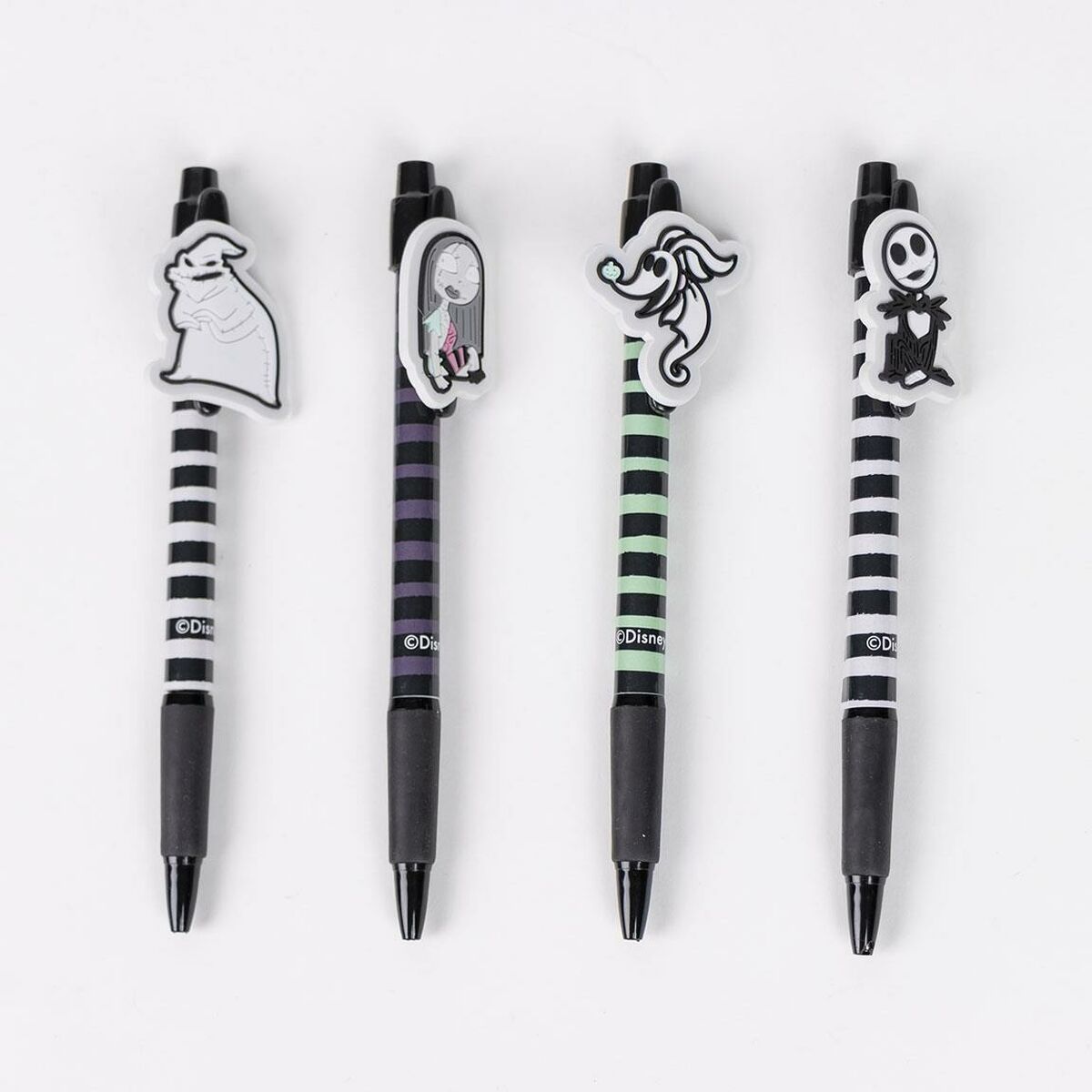 Conjunto de canetas The Nightmare Before Christmas 4 Objetos Pretos-2