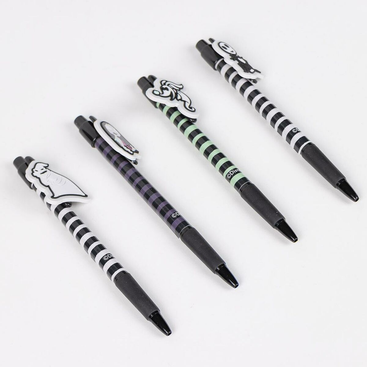 Conjunto de canetas The Nightmare Before Christmas 4 Objetos Pretos-4