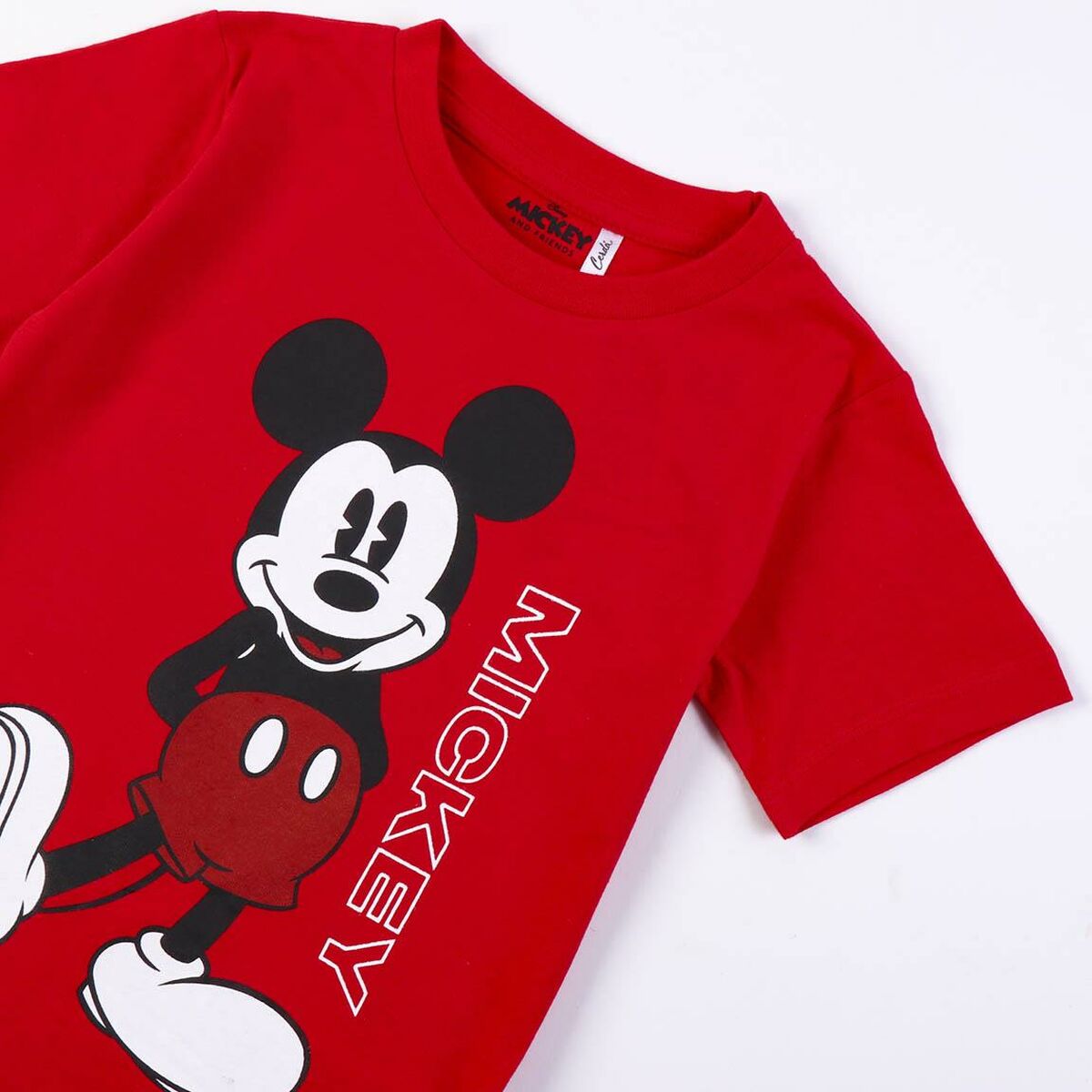 Mickey Mouse Children 's Short Sleeve T-Shirt Κόκκινο-2