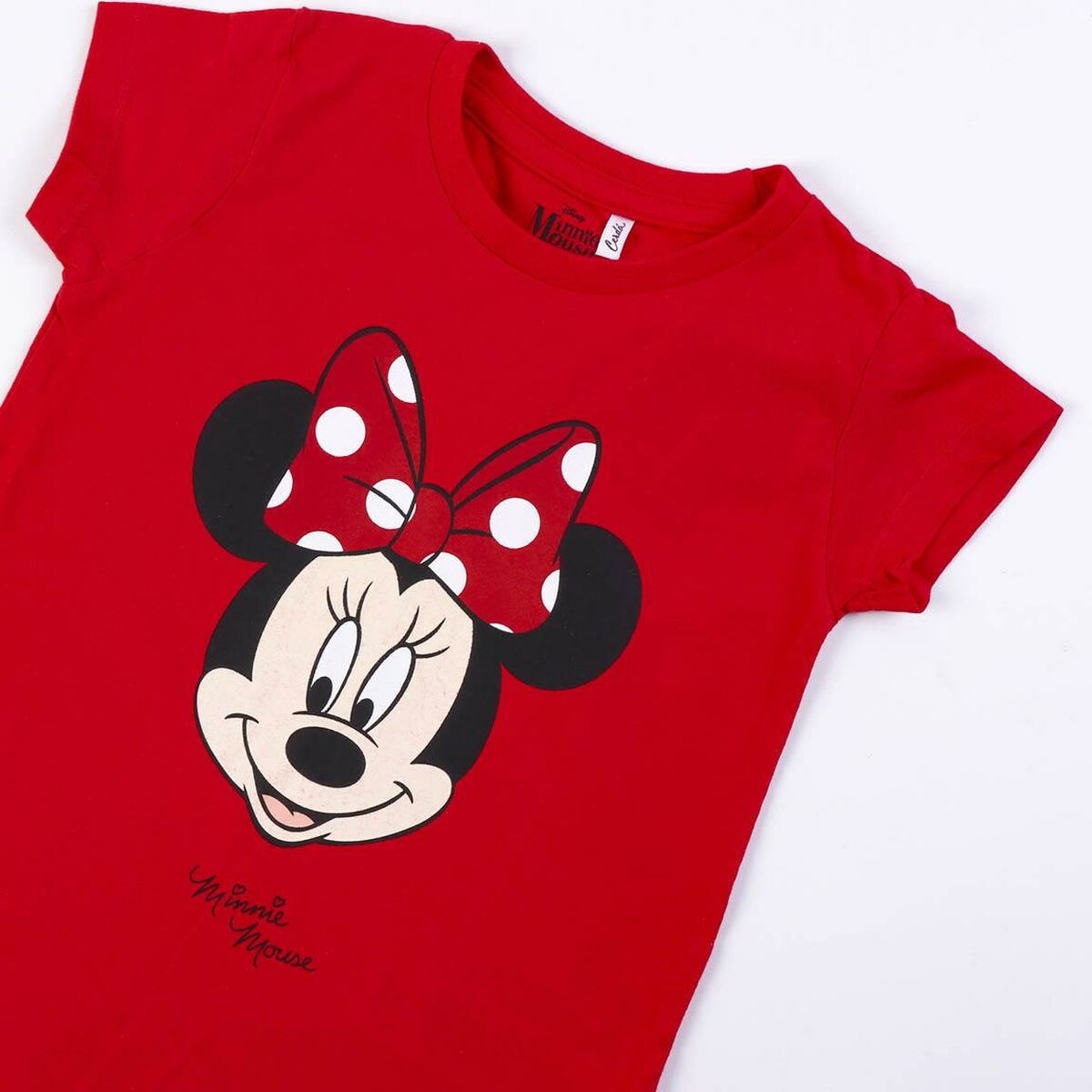 Minnie Mouse Baby Short Sleeve T-Shirt Κόκκινο-5