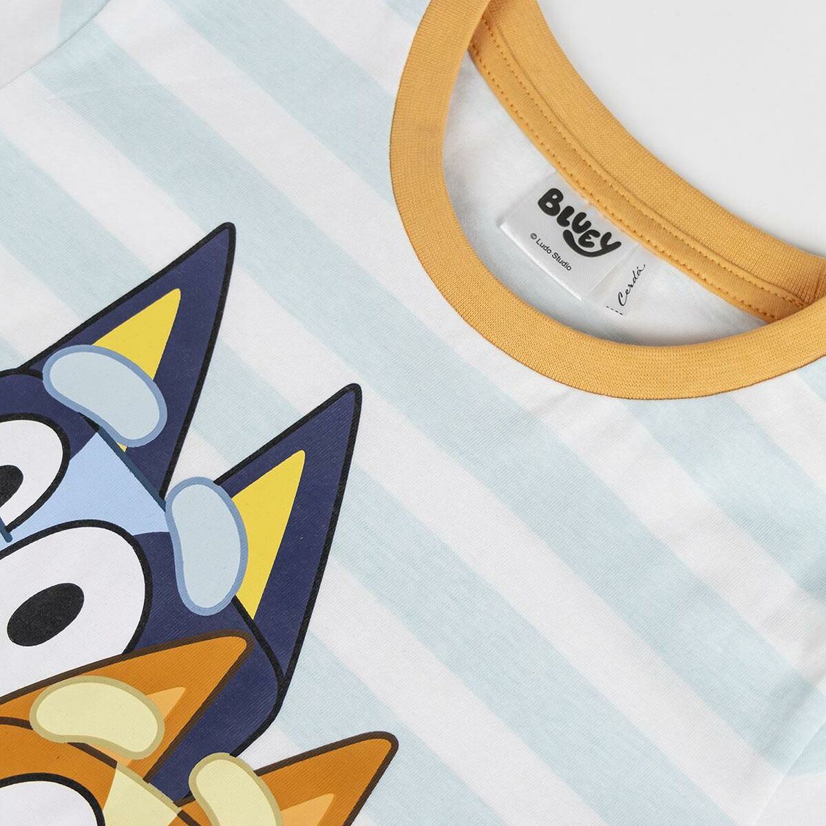 Pyjama Kinder Bluey Hellblau-3