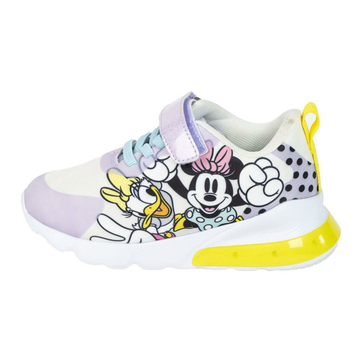Sneaker mit Minnie Mouse LED Lila-4