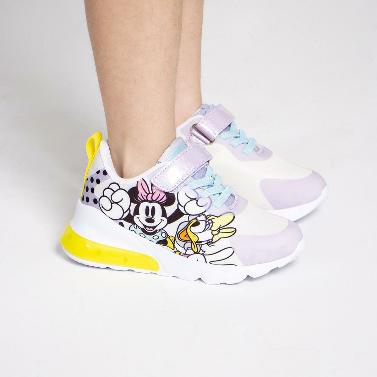 Sneaker mit Minnie Mouse LED Lila-2