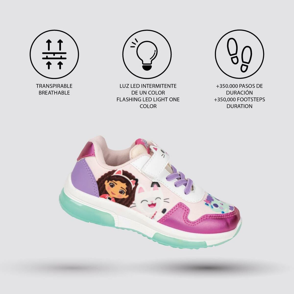 개비의 인형 집 LED 트레이너 핑크-6