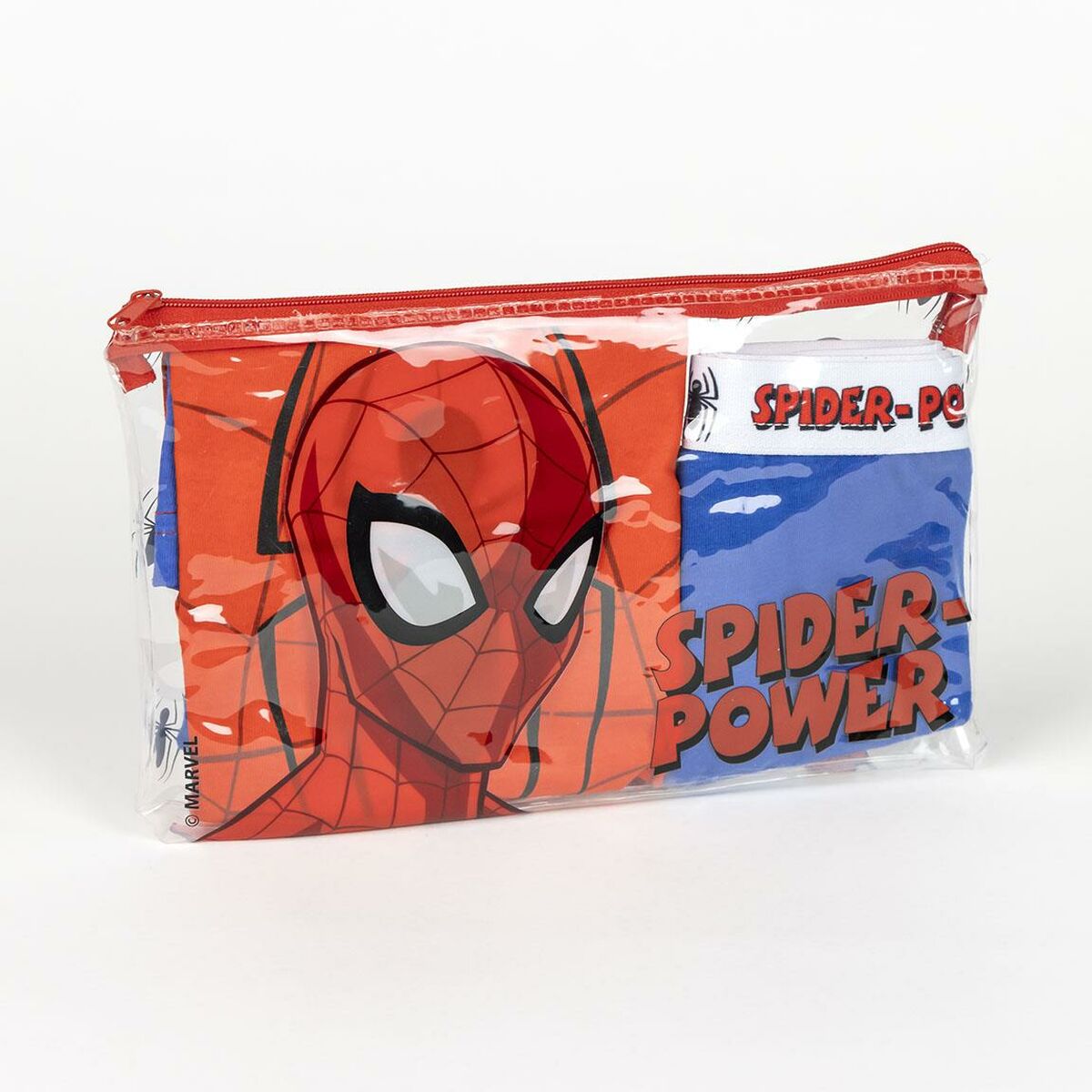 Pyjama Kinder Spider-Man Rot Blau-4