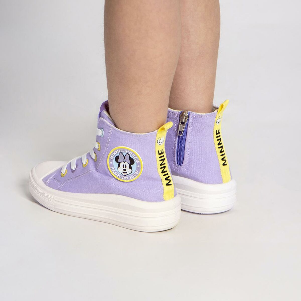 매일 키즈 부츠 미니 마우스 라일락-7