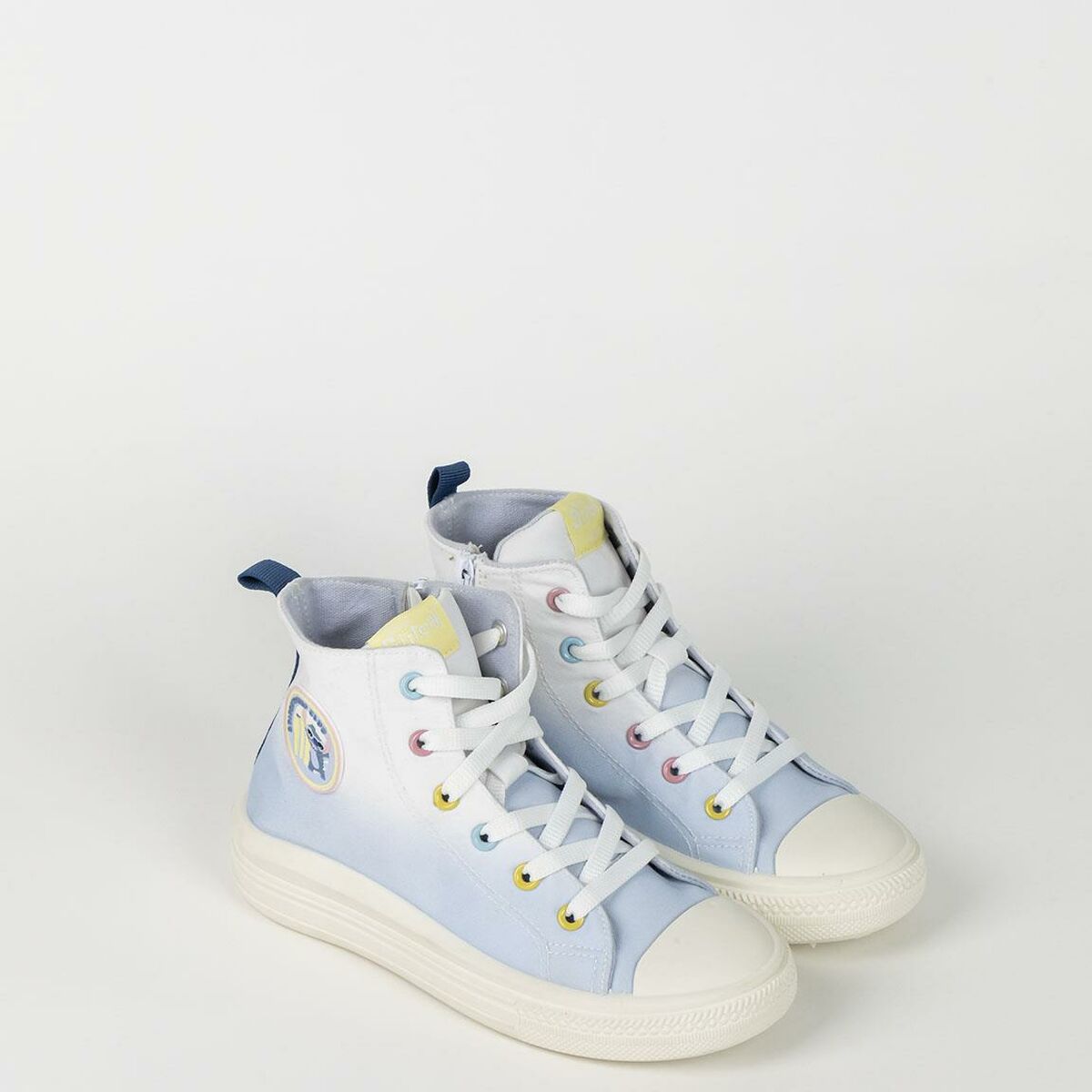 Lässige Kinderstiefel Stitch Hellblau-2