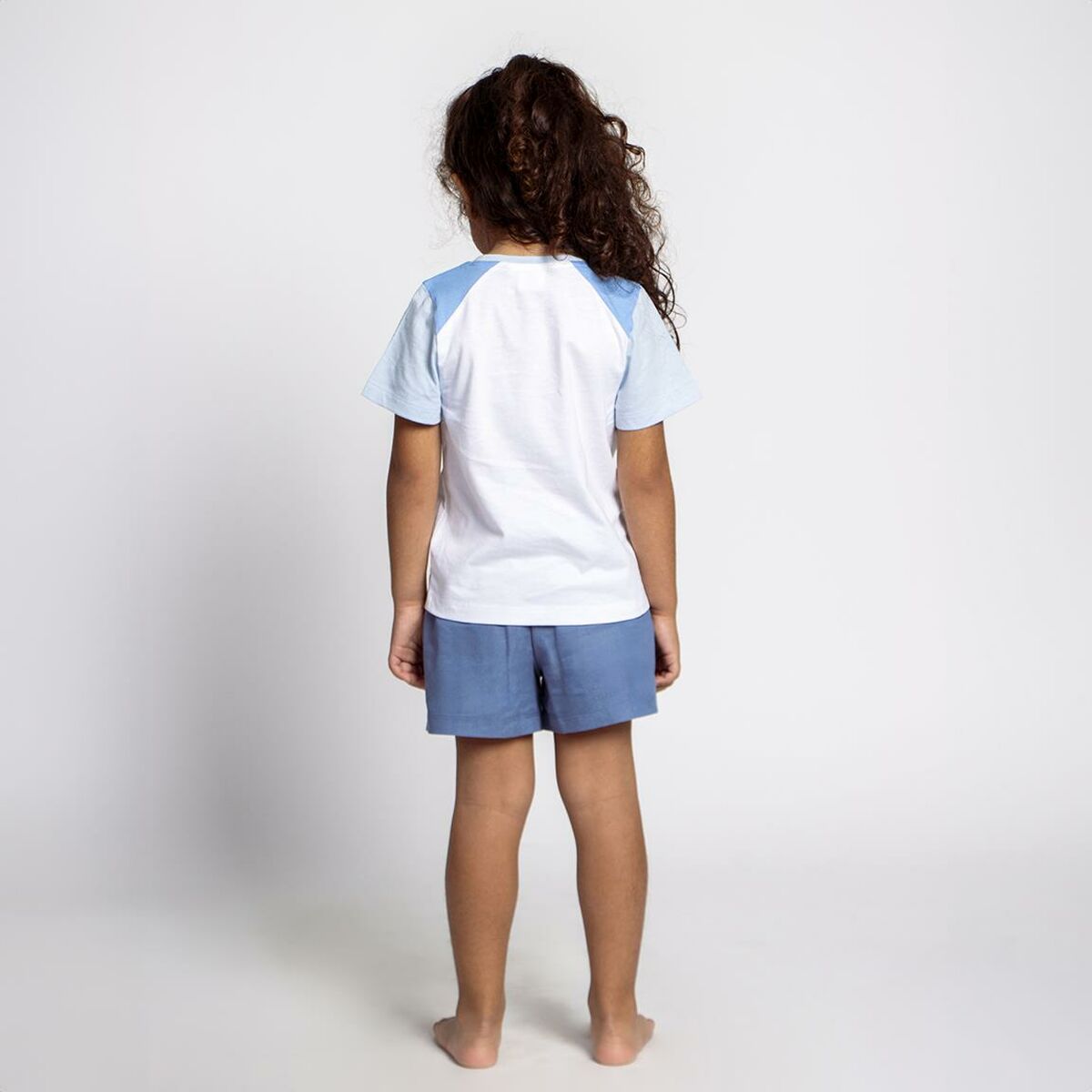 Pyjama Kinder Frozen Weiß-5