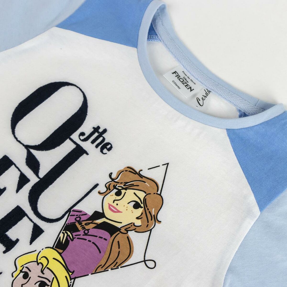 잠옷 어린이 얼어 붙은 흰색-4