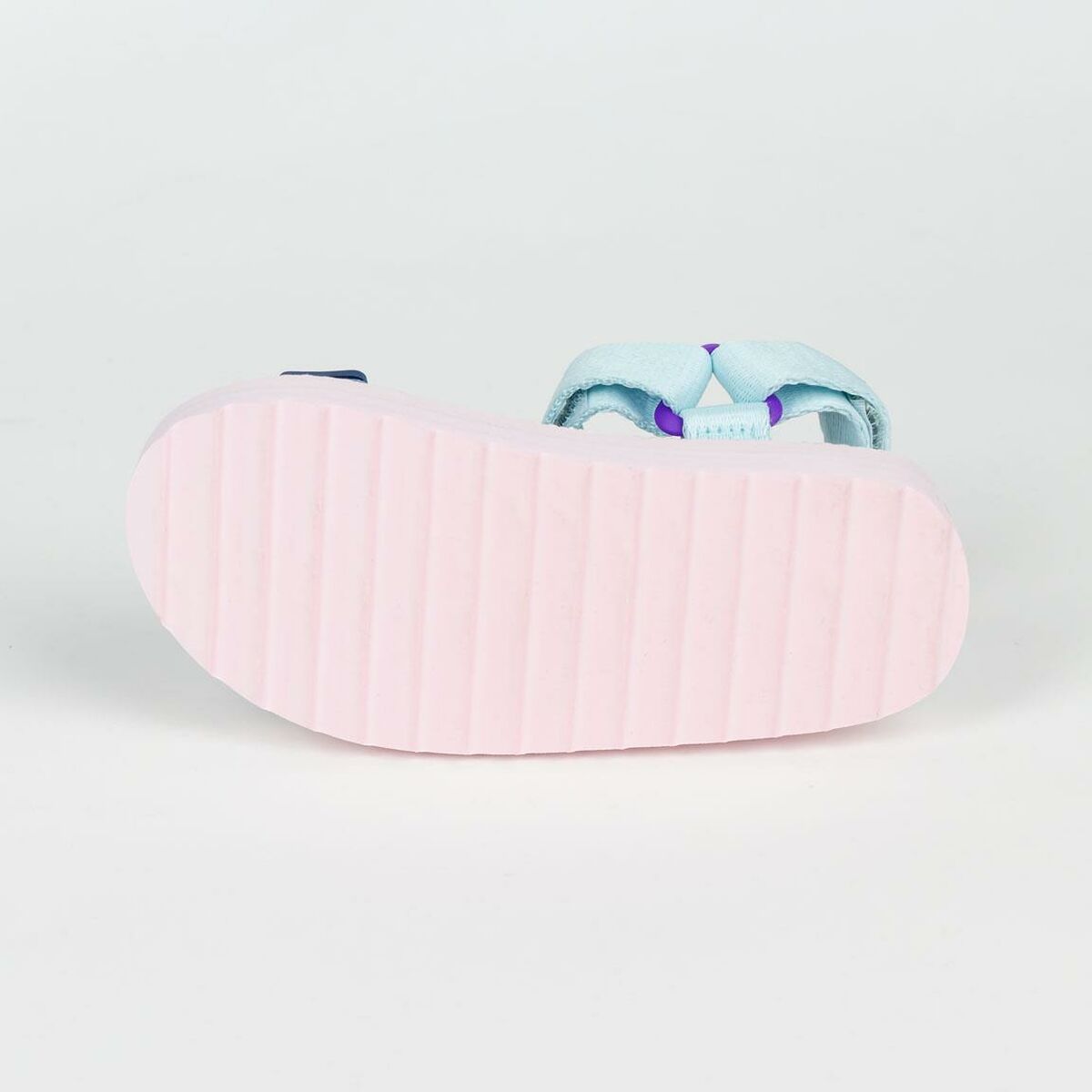 스티치 베이비 샌들 블루-3