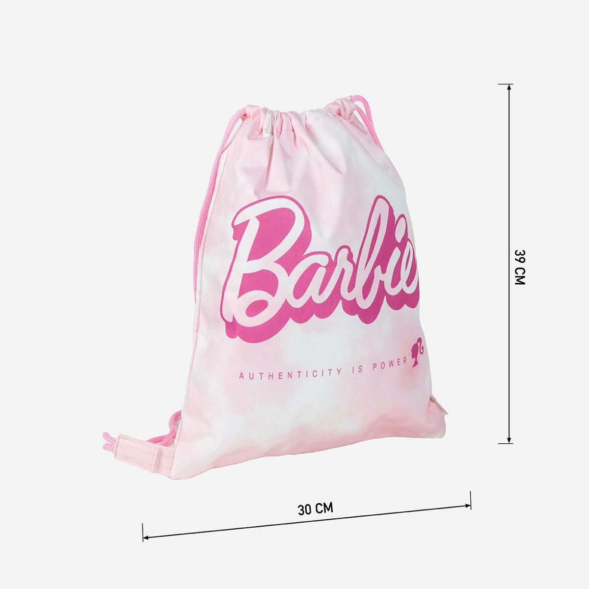 Сумка-рюкзак на веревках Barbie Розовый 30 x 39 cm-4
