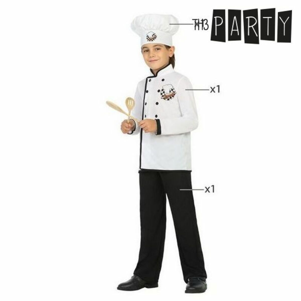 Маскарадные костюмы для детей Повар-парень (3 pcs)-2