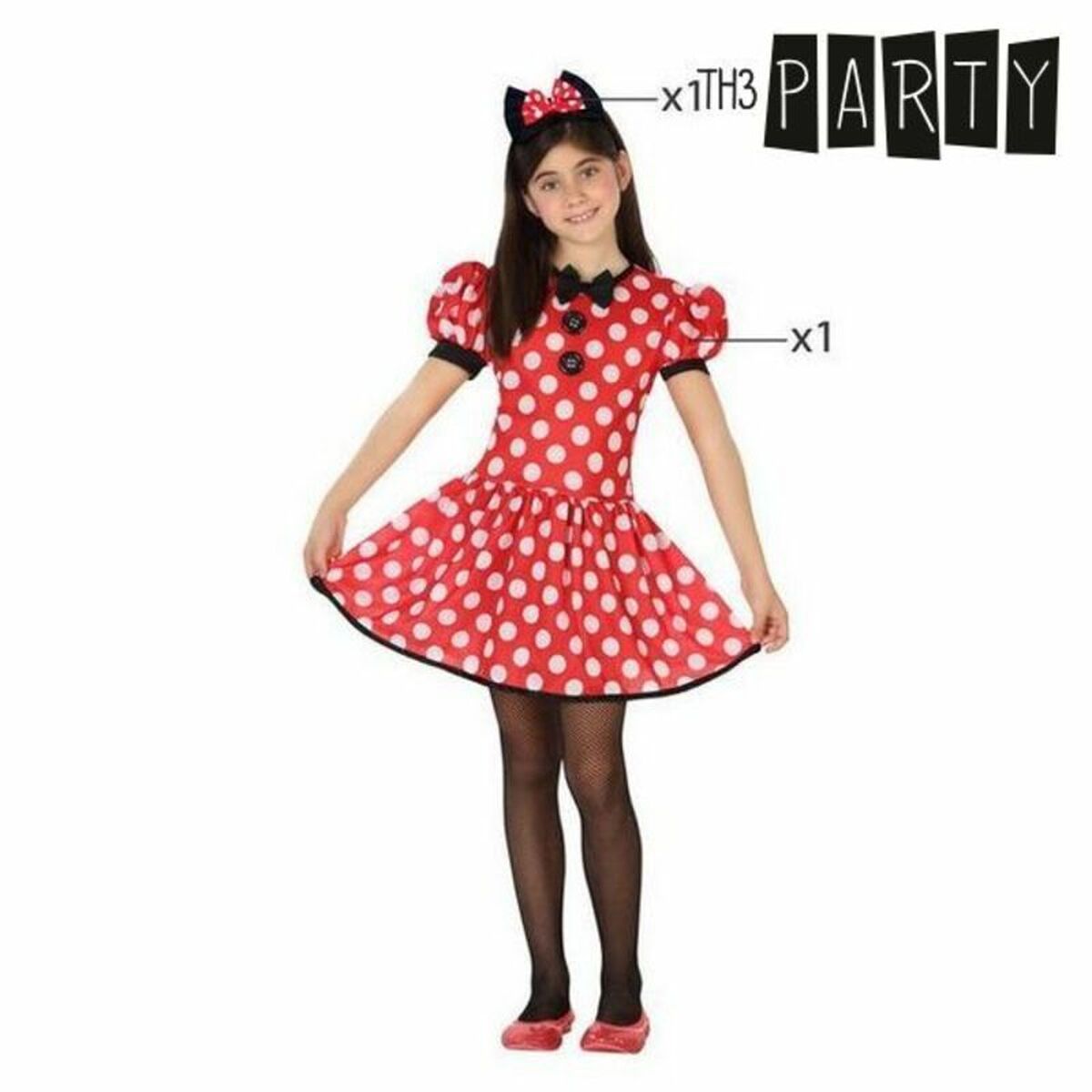 Маскарадные костюмы для детей Th3 Party Красный Minnie Mouse Фантазия (2 Предметы)-2