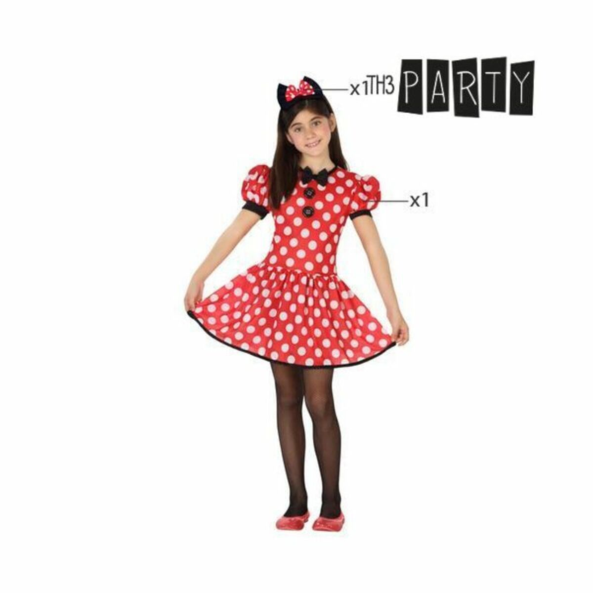 Маскарадные костюмы для детей Minnie Mouse 26947 Красный Фантазия 5-6 Years (2 Предметы)-2