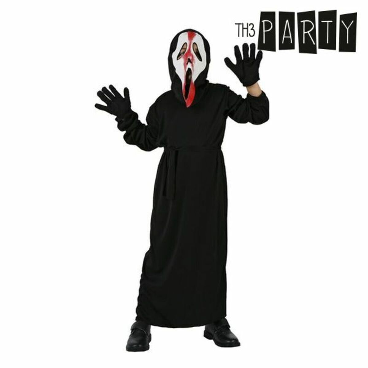 فستان فاخر للأطفال Th3 Party Black Assessin Guy (3 عناصر)