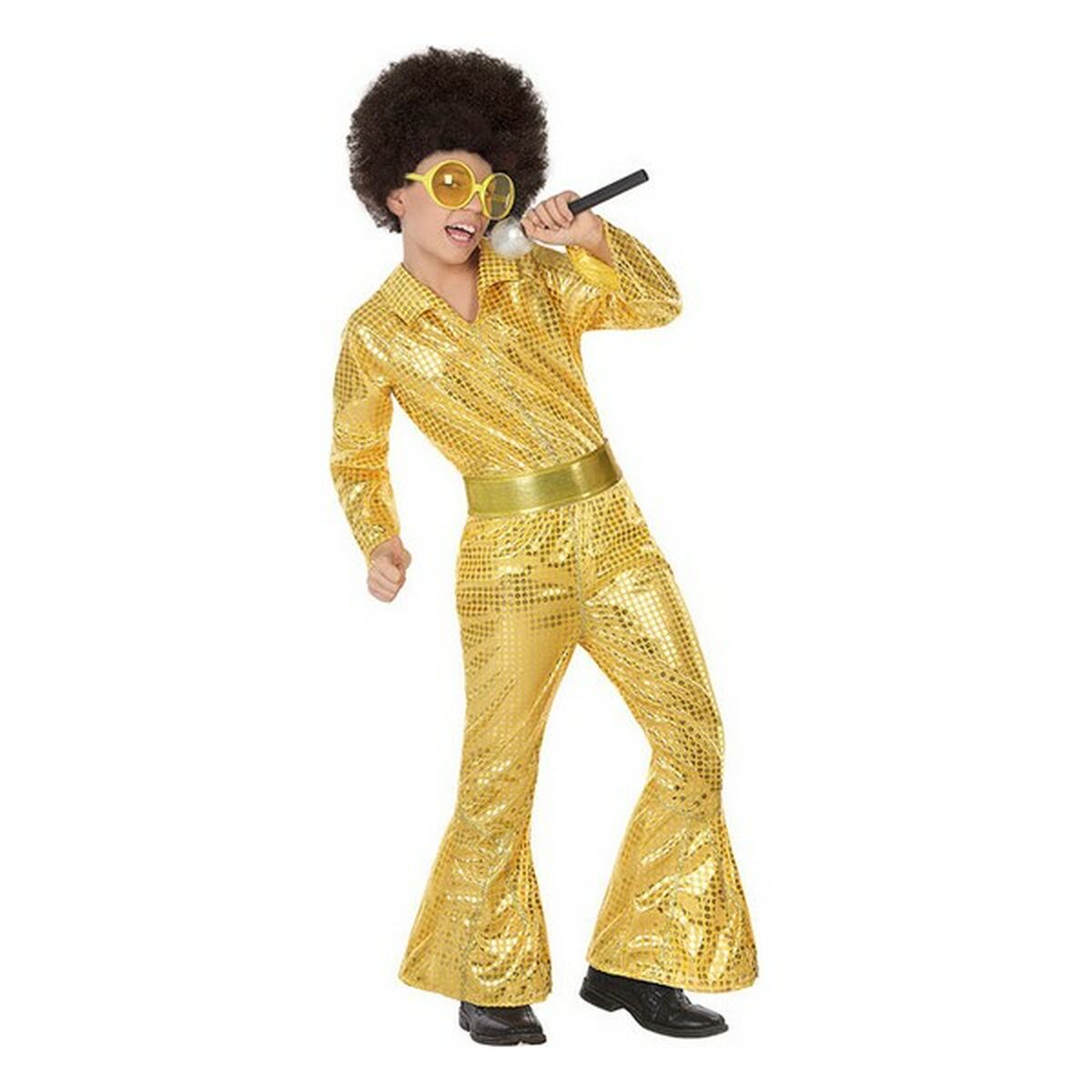 Маскарадные костюмы для детей Disco Позолоченный (2 Предметы) (2 pcs)-5