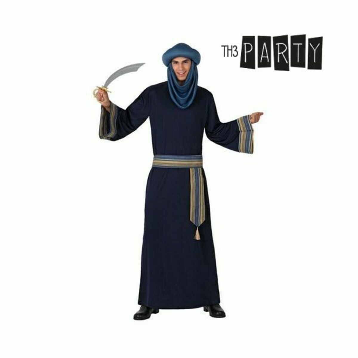 Fancy Dress for Adults Blue (3 pcs) Berber