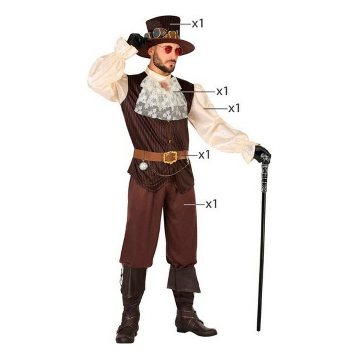 Маскарадные костюмы для взрослых Steampunk-2