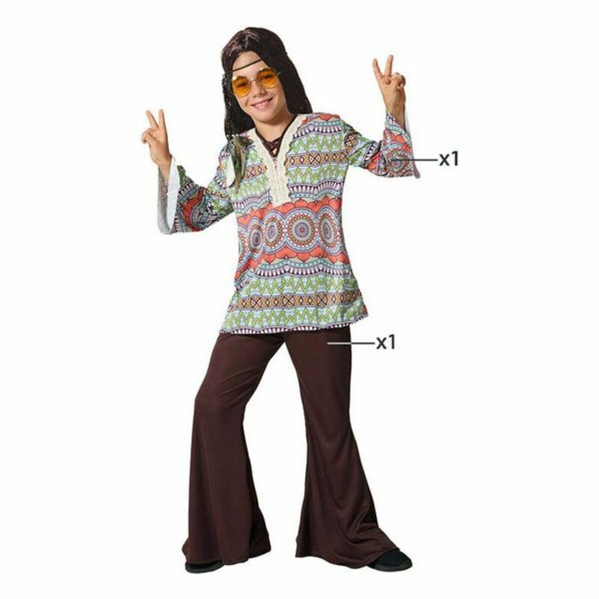 Маскарадные костюмы для детей Hippie-4