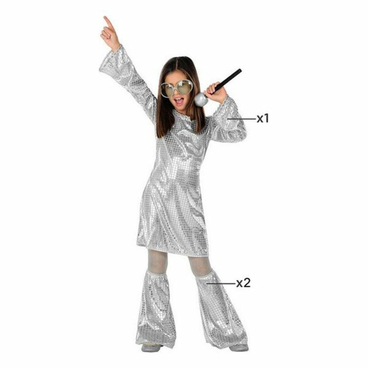 Fancy dress for children Silver-2