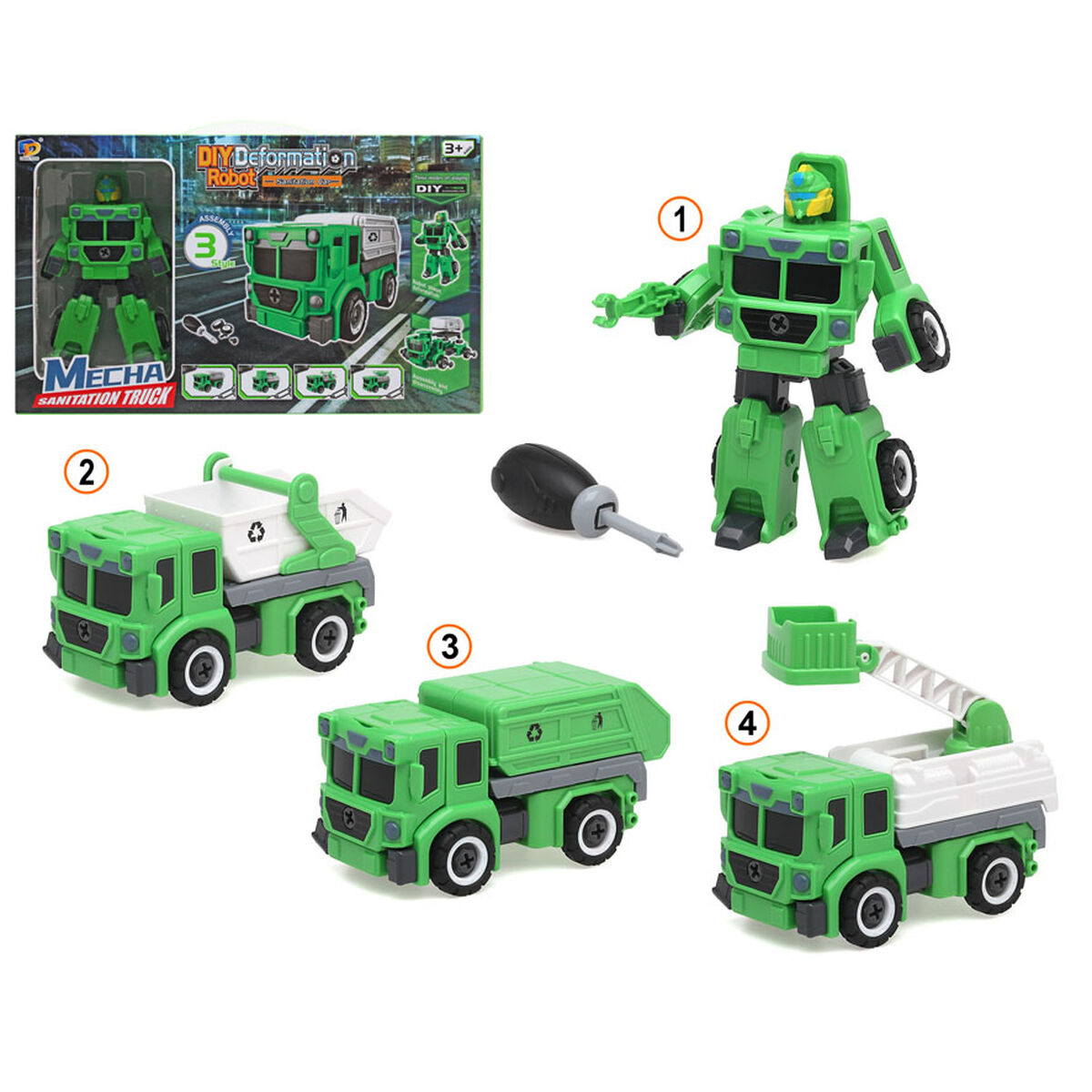 Transformers 36 x 21 cm Yeşil