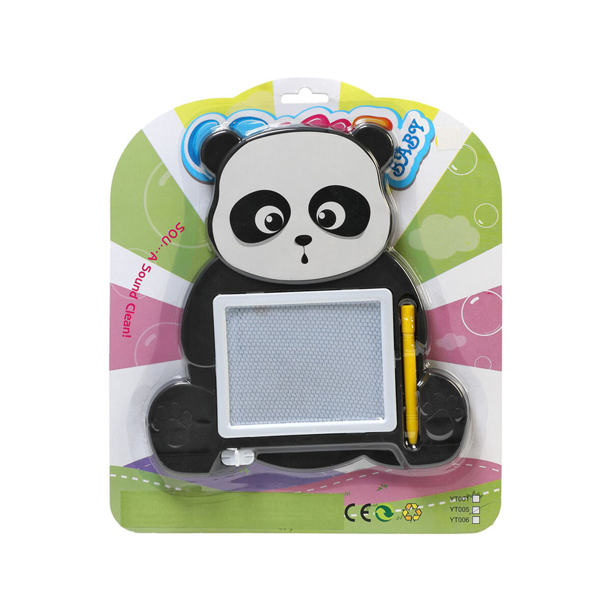 Prancha mágica 29 x 25 cm Panda Plástico