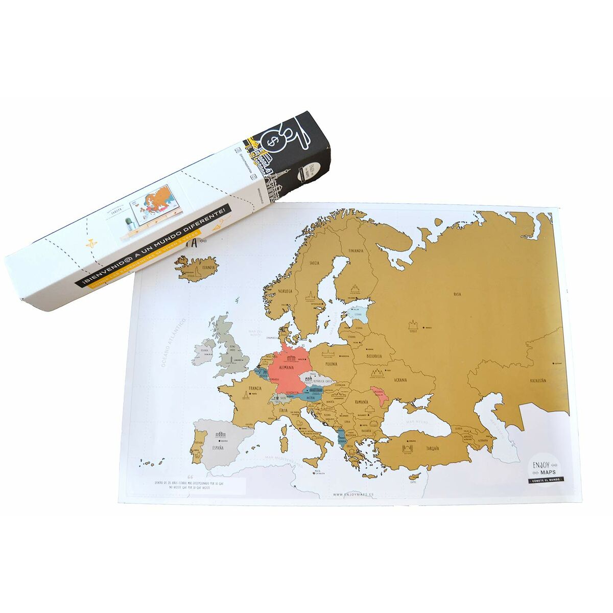 Карта Мира Europe 65 x 45 cm-3