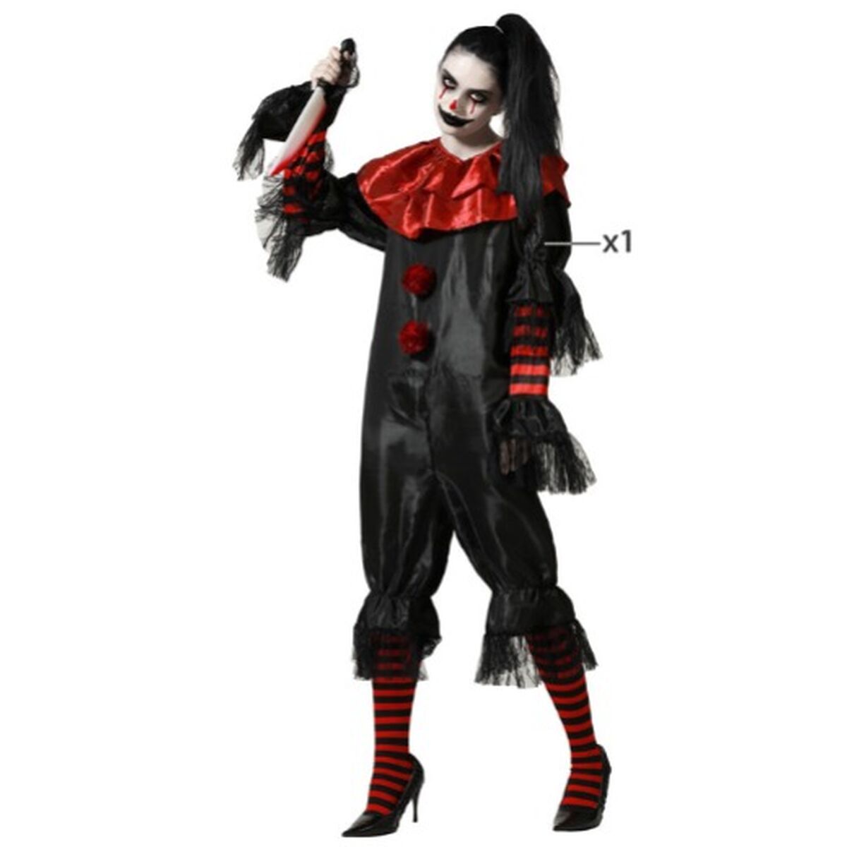 أزياء تنكرية للبالغين Payac-girl شريرة-2