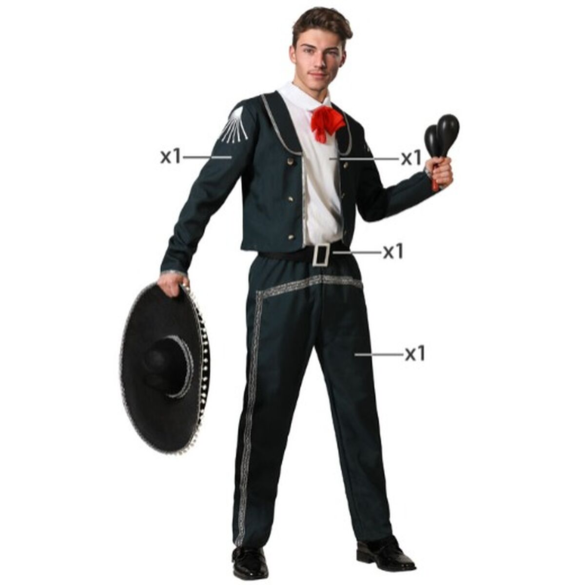 Mariachi Adult Fancy Dress-2