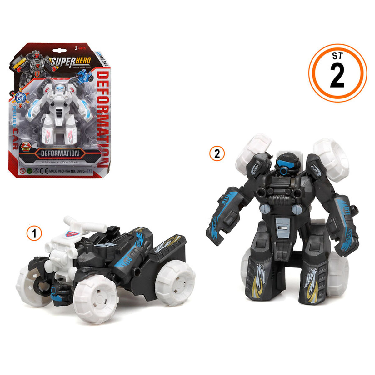 Трансформеры Super Hero Deformation-2