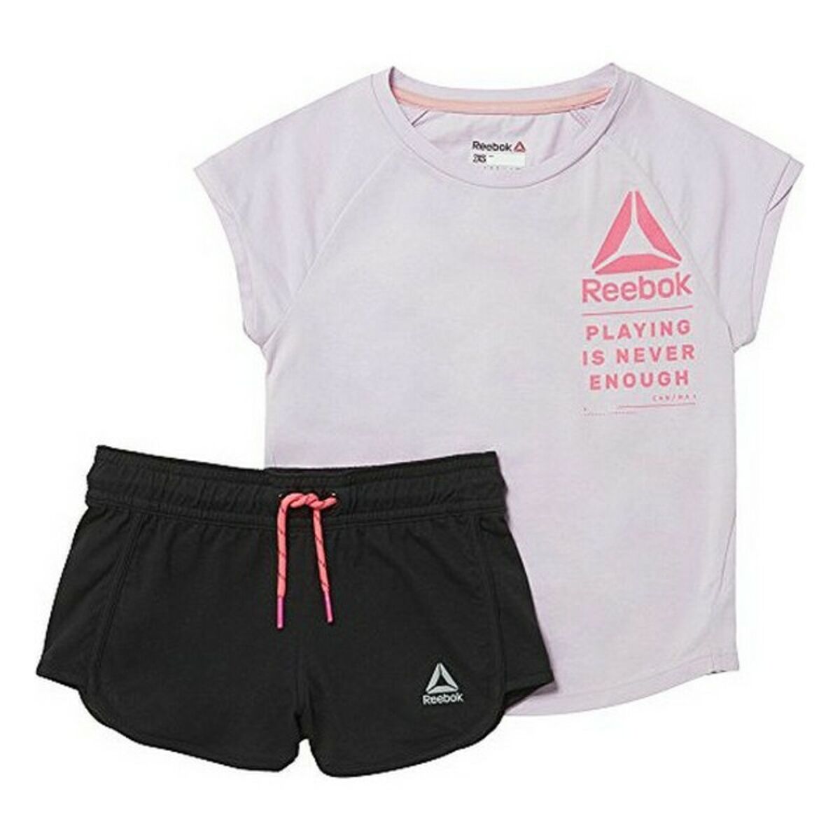 Girls Tracksuit Reebok G ES SS MONGLW 바비 핑크-2