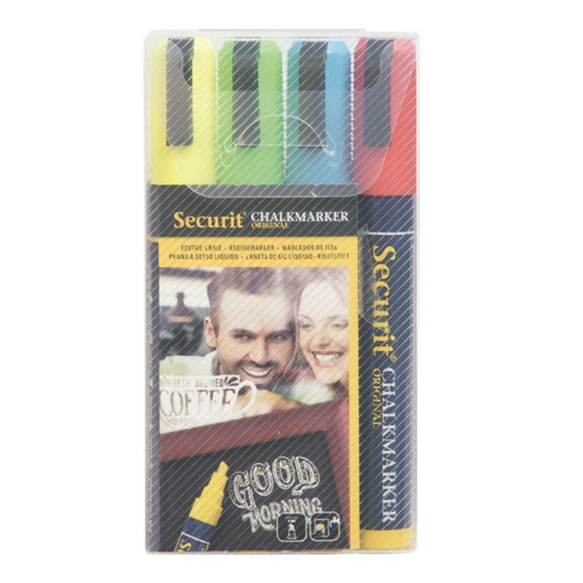 Жидкие маркеры Securit 4 Предметы (12 штук)-2