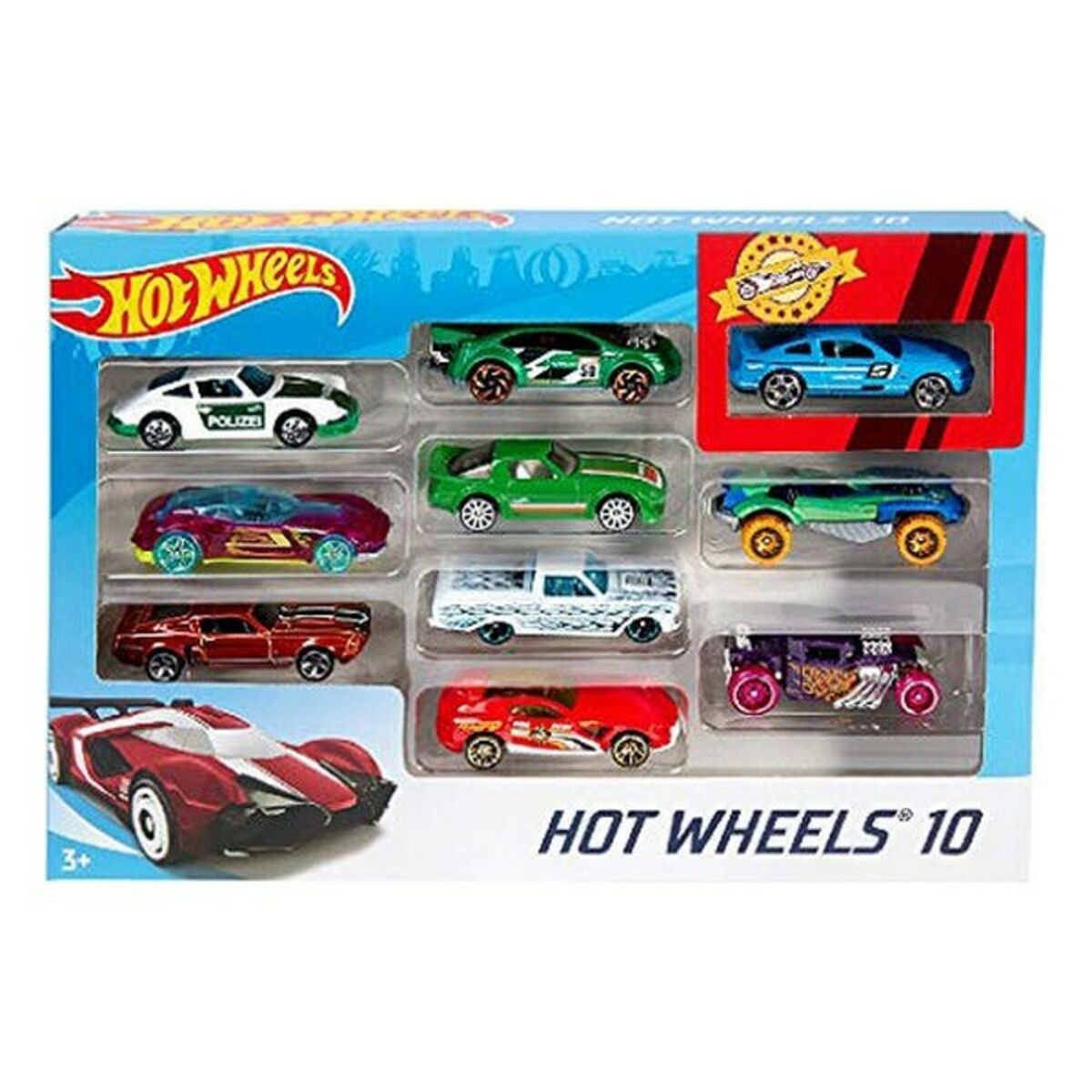 Набор машинок Hot Wheels Металл (10 Pcs)-2