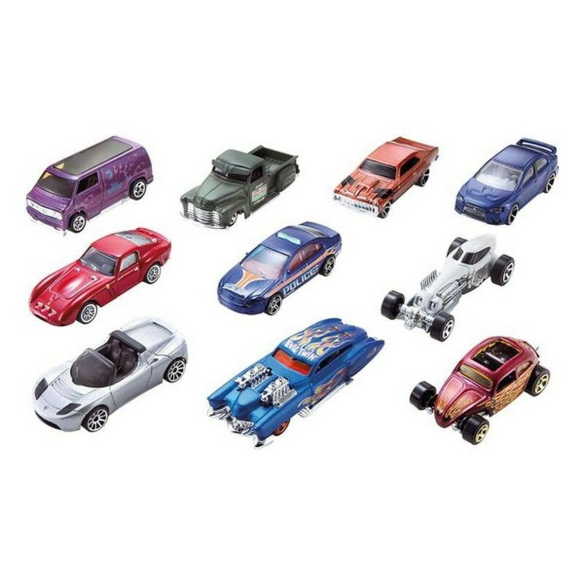Набор машинок Hot Wheels Металл (10 Pcs)-3