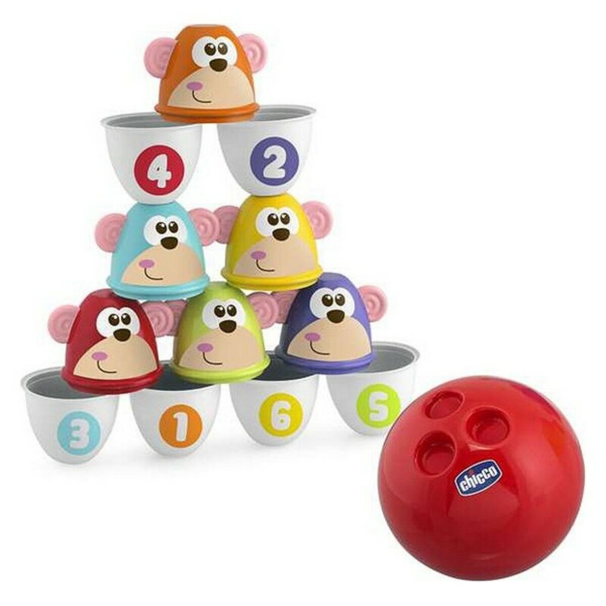 Набор мячей Monkey Strike Chicco (7 pcs)-2