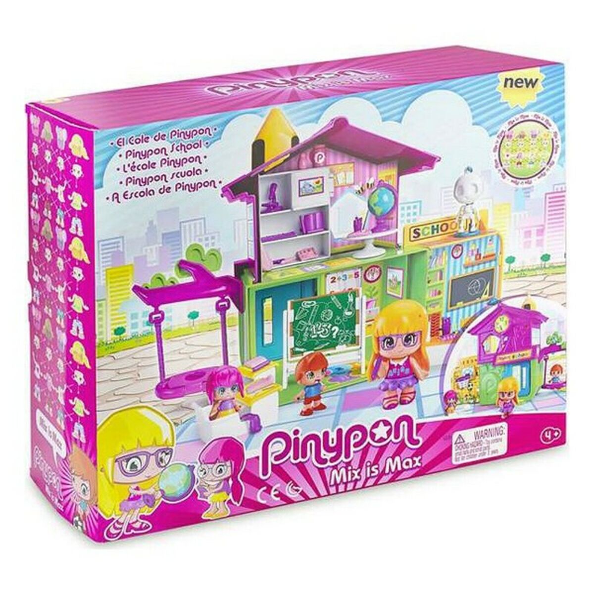 Playset Pinypon Mix is Max School Pinypon 700014102-2