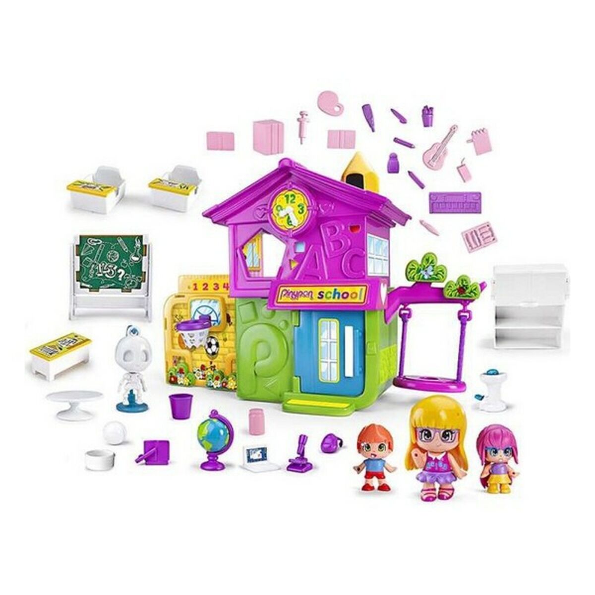 Playset Pinypon Mix is Max School Pinypon 700014102-4