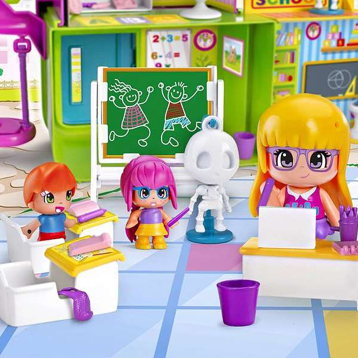 Playset Pinypon Mix is Max School Pinypon 700014102-7