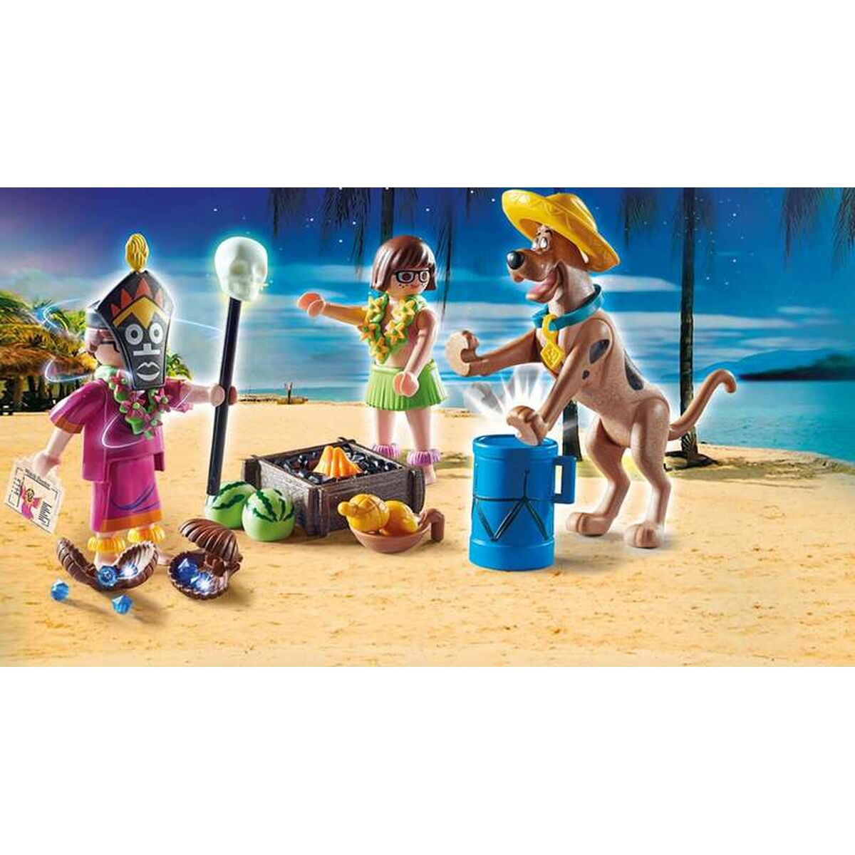 Playset Scooby Doo Aventure with Witch Doctor Playmobil 70707 (46 pcs)-2