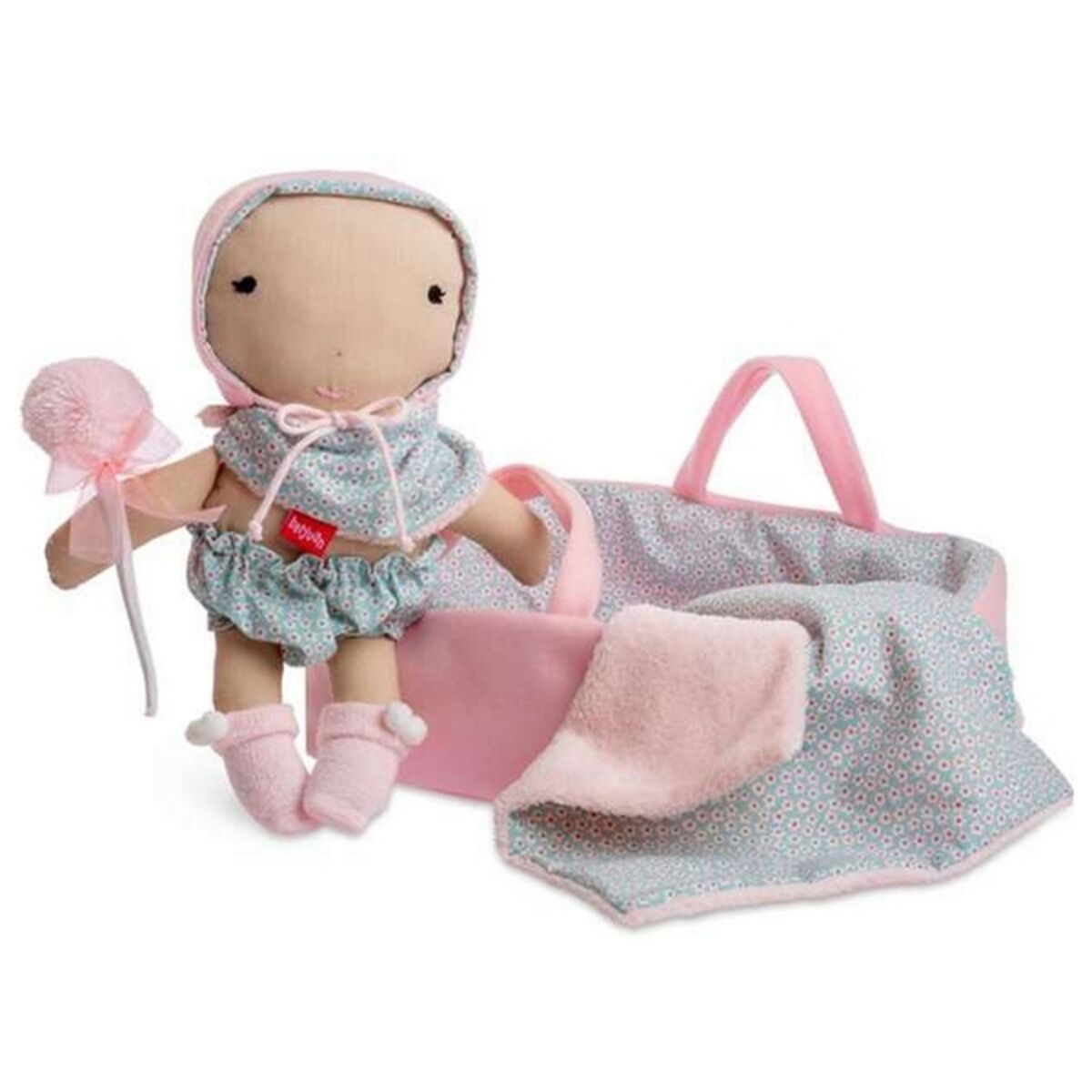 Кукла тряпичная Berjuan 11301 28 cm Розовый (28 cm)-2
